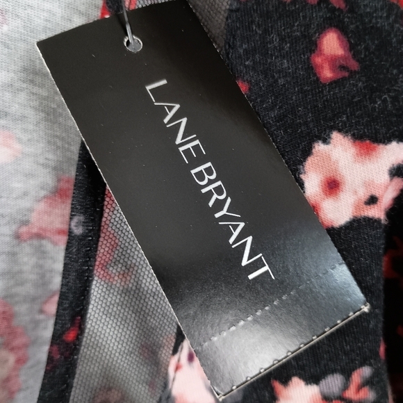 NWT Lane Bryant Top V-Neck with Mesh Detail - Picture 5 of 7